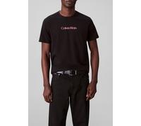 Calvin Klein Ss Glitched Logo Eu Black Taglia: XL | T-shirt stampate Outlet | Uomo | Nero