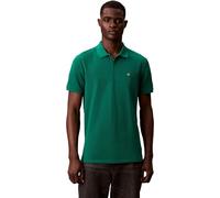 Calvin Klein SS Monogram Pique Polo Lv040Em269, Polo a Maniche Corte, Uomo, Verde (Deco Green), S
