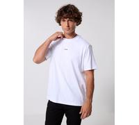 Calvin Klein - Ss Stretch Pique Nano Easy Tee Bianco - Abbigliamento M Bianco