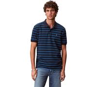 Calvin Klein SS Striped Pique Monogram Polo Lv04rf216g Polo Uomo