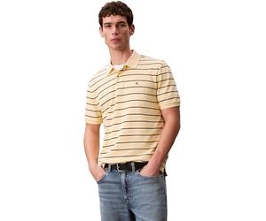 Calvin Klein SS Striped Pique Monogram Polo Lv04rf216g Polo Uomo