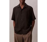 Calvin Klein Ss Traveler Linen Shirt Black Taglia: XL | Camicie Casual Outlet | Uomo | Bianco