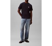 Calvin Klein Ss Waffle Badge Crewneck Tee Dark Sapphire Taglia: L | Magliette basic Outlet | Uomo | Blu