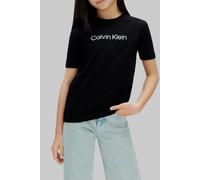 Calvin Klein Bambini Unisex T-Shirt Maniche Corte Logo con Scollo Rotondo, Nero (Black [CSI] 25Cw1000175Ck), 14 Anni