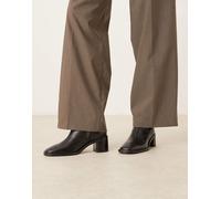 Calvin Klein - Stivali a punta neri con tacco largo-Nero 38