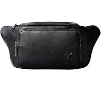 Calvin Klein Strap Waistbag Lv04d3130g, Marsupio Uomo, Black (Black/White Webbing), One Size