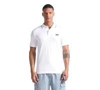 Calvin Klein Stretch Pique Tipping Polo K10K112751 Maniche Corte, Bianco (Bright White), S Uomo
