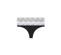 Calvin Klein Perizomi Donna Confezione da 3 Modern Logo Tanga, Multicolore (Black/White/Grey Heather), L