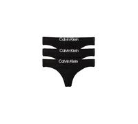 Calvin Klein Lv00qd5397 Thong 3 Units Nero XS Donna