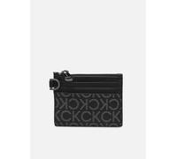 Calvin Klein - SUBTLE MONO 6CC HOLDER W/ZIP Nero - Pelletteria T.U Nero