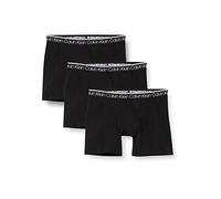 Calvin Klein Surge Boxer Brief 3pk NEW, Boxer Uomo, Black W/ Black Wb, M