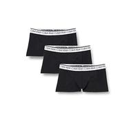 Calvin Klein Surge Low Rise Trunk 3pk, Boxer Uomo, Black W/ White Wb, M (pacco da 3)