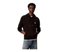 Calvin Klein Jeans Felpa con cappuccio Uomo Terry Badge Cotone Nero L