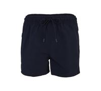 Calvin Klein Swimwear Pantaloncini da bagno 'Drawstring' blu scuro / grigio chiaro / albicocca Uomo Calvin Klein Swimwear XL