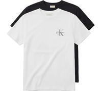 Calvin Klein T-Shirt da Uomo SS 30S Classic Micro Monologo Te LV04RF279G, Multi, XXS
