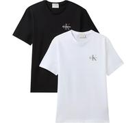 Calvin Klein T-Shirt da Uomo SS 30S Classic Micro Monologo Te LV04RF279G, Multicolore, 3XL