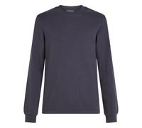 Calvin Klein - T-shirt Girocollo Manica Lunga Waffle Slim - - Knitwear - Uomo - Blu - M