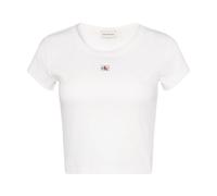 Calvin Klein - T-shirt in maglia a coste 2x2 - - Tops - Donna - Bianco - M