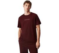Calvin Klein T-Shirt Maniche Corte Uomo Crew Neck Scollo Rotondo, Rosso (Truffle Brown), M