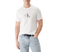 Calvin Klein T-shirt uomo manica corta con logo bianco