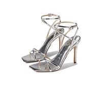 Calvin Klein Tegin, Sandali con Tacco Donna, Argento, 38.5 EU