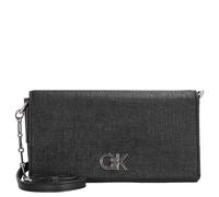 Calvin Klein Tex - Mini borsa da sera 24 cm (ck black)