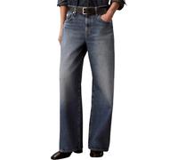 Calvin Klein - The Wide Leg Aged Sapphire Lv047h705g, Jeans Donna