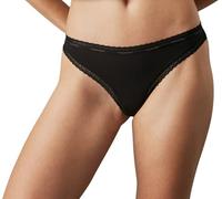 Calvin Klein Thong 000Qd3763E, Perizoma Donna, Nero (Black), L