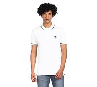 Tipping Slim Polo by Calvin Klein Jeans XL Bianco