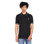 Calvin Klein Tipping Slim Polo J30J315603, Polo a Maniche Corte, Uomo, Nero (CK Black), L