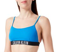 Calvin Klein Top Bikini a Bralette Donna Imbottito, Blu (Dynamic Blue), M