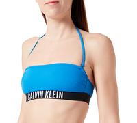Calvin Klein Top Bikini a Fascia Donna Imbottito, Blu (Dynamic Blue), M