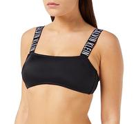 Calvin Klein Top Bikini a Fascia Donna Imbottito, Nero (PVH Black), XS