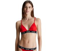 Calvin Klein Top Bikini a Triangolo Donna CK Meta Legacy senza Ferretto, Rosso (Cajun Red), M