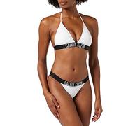 Calvin Klein Top Bikini a Triangolo Donna Imbottito, Bianco (PVH Classic White), L