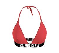 Calvin Klein Top Bikini a Triangolo Donna senza Ferretto, Arancione (Bright Vermillion), L