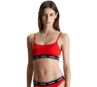 Calvin Klein Top Bikini Bralette Donna senza Ferretto, Rosso (Cajun Red), XL