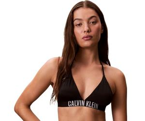 Calvin Klein Top da Bagno da Donna Halter Triangle LV00Q61222, Nero (Nero), XL