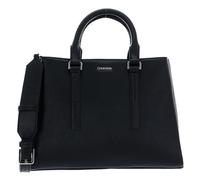 Calvin Klein Elevated Tote MD Saffiano K60K610195, Borsa a Tracolla Donna, Nero (CK Black), OS