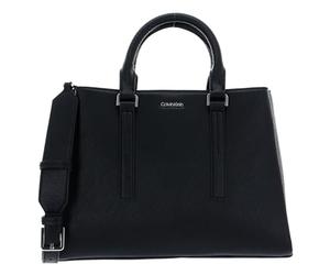 Calvin Klein Tote Donna Elevated MD Saffiano, Ck Nero