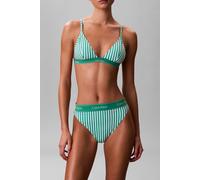 Calvin Klein Triangle 20186 Penny Stripe+mardi Gras Green Taglia: S | Bikini Outlet | Donna | Verde