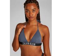 Calvin Klein - Intense Power - Top bikini a triangolo grigio blu S