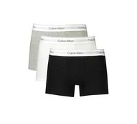 Calvin Klein LV00NB4392-MP1 TRUNK 3PK GREY HEATHER,WHITE,BLACK boxer uomo PE25