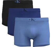 Calvin Klein Trunk 3Pk TI8 - Black W Blue River Fog Blue Medium