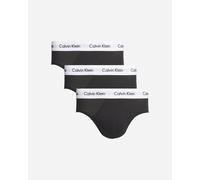 Calvin Klein Underwear 0000u2661g Slips 3 Units Nero S Uomo