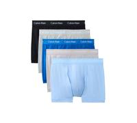 Calvin Klein Men Trunk 5pk Blue (Classic Blue/Porpoise/Black/Grey) S