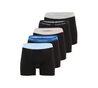 Calvin Klein Men Boxer Brief 5pk Blue (Blk W Classic Blue WB/Blk W PORPOI) M