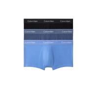 Calvin Klein Lv00nb4389 Trunk Low Rise Boxers 3 Units Blu,Nero XL Uomo
