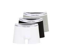Calvin Klein LV00NB4392-MP1 TRUNK 3PK GREY HEATHER,WHITE,BLACK boxer uomo PE25