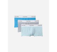 Calvin Klein Lv00nb4389 Trunk Low Rise Boxers 3 Units Blu,Grigio L Uomo